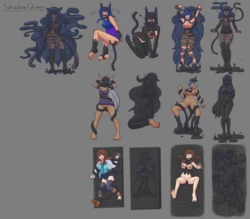 [Ankhrono] Mira Co Rescue -  Shadow Queen Game Over & Battle Sprites