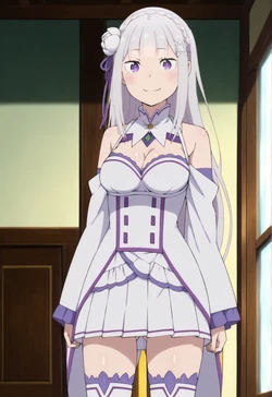 [KusanagiArt] 爱蜜莉雅 | Emilia swimsuit [ai generated]