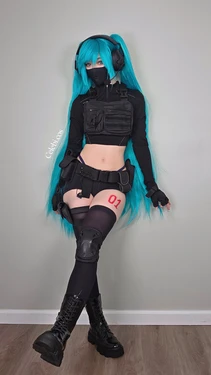 Celebi cosplay - Miku