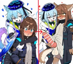 [贱兔]狼狼水月与博士的兽化SEX [AI Generated]