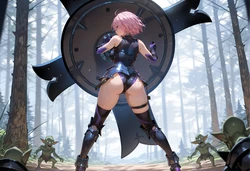 Tsukinoo - The Secret Story of the Singularity of Corruption -~Mash, a chaste junior who falls into the hands of goblins~ (324P) [AI Generated]