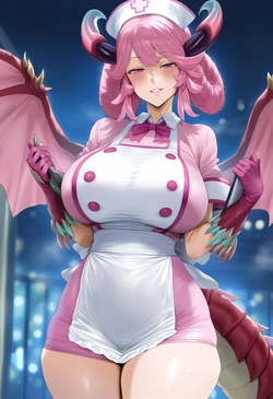 [LungArt] Nurse Dragonmaid [BBC] - 200 IMG (Patreon) [AI Generated]