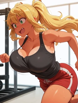 Hibiki Sakura | Dumbbell Nan-Kilo Moteru 🔥 waifuinvoker ai generated