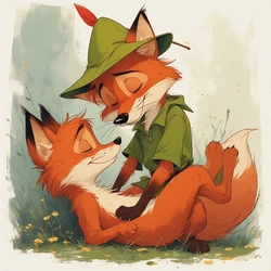Furry x Furry - Disney's Robin Hood [AI Generated]