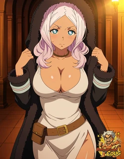Princess Hibana hentai | Fire Force parody