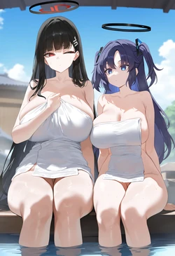 [Naezolt] Rio & Yuuka Onsen [AI Generated]
