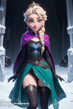 ProGenArts - Elsa - in Royal Dress (AI Generated)