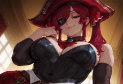 MARINE HOUSHOU - VTUBER - 100+ IMAGES kranken ai generated