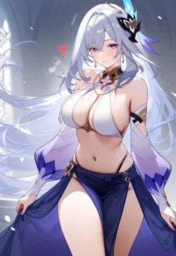 [Pixiv | Patreon] [Kirito5121] Skirk Dancing [AI Generated]