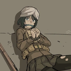 [Grafhou] Tied soldiers girls