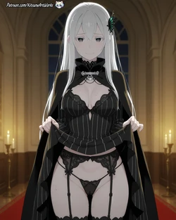 [KitsuneArtworks] Echidna (Re:Zero)(AI Generated)