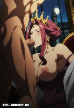 [Ditto Seeker] Mirelia Q Melromarc (Rising of the Hero Shield) sucking at the throne room [Ai Generated]