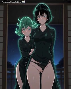 [KitsuneArtworks] Tatsumaki and Fubuki (One Punch Man)(AI Generated)