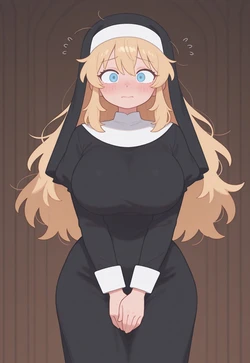 Cute Blond Nun [Ai generated for fun]