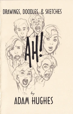 [Adam Hughes] Drawings, Doodles & Sketches
