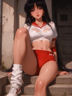 Sailor Mars x Machamp [AI Generated]