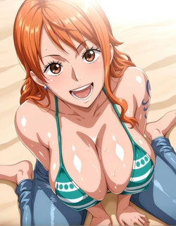 Nami (one piece) [EroMomo] [ai generated]