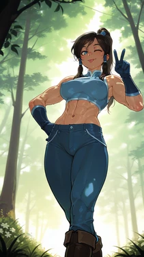 [WienerGens] Waifu Korra 10 images (Avatar) [AI Generated]