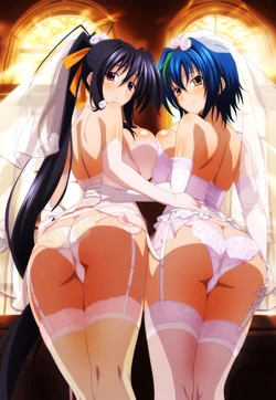 [Setsuna] [Bonus] Xenovia Quarta x Akeno Himejima (High School DxD) [T2/81P] (Patreon) [AI Generated]