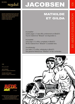 [Bédé Adult 126] Jacobsen [= Jacques Lemonnier] - Mathilde et Gilda