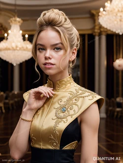 AI Milly Alcock # Sirens TV Series Simone House Of The Dragon Rhaenyra celebrity Targaryen supergirl Glamour [AI Generated]