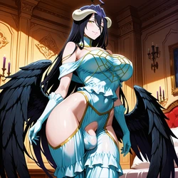 [Banana Bouncer] Albedo (Overlord) [AI Generated]