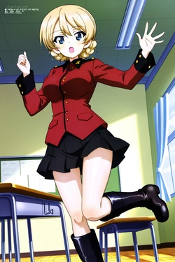 [minakaze] Darjeeling: Saint George Uniform (Girls und Panzer) [AI Generated]