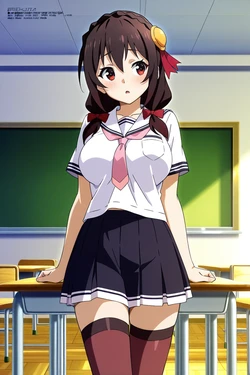 [minakaze] Yunyun: Sailor Uniform (KonoSuba) [AI Generated]