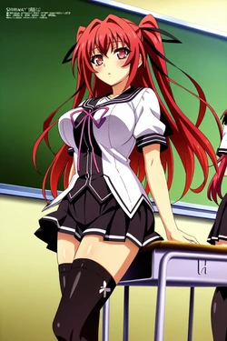 [minakaze] Naruse Mio: School Uniform (Shinmai Maou no Testament) [AI Generated]