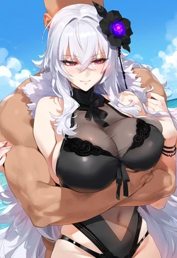 MrTeardrop - (Request) 254 Pages Graf Zeppelin (beachside urd) / 砂浜のウルズ (Patreon) [AI Generated]