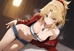 [AIJOE] 【旧作】モードレッド（Fate）と (AI Generated)