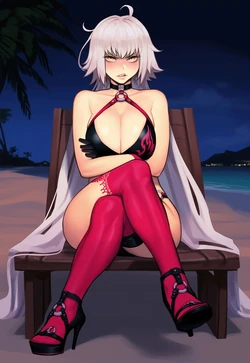 [1-A Dot] Jalter at the beach (v4)  [AI-Generated]