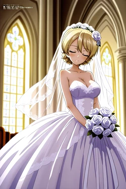 [minakaze] Darjeeling: Bride (Girls und Panzer) [AI Generated]