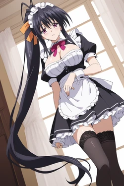 minakaze - Akeno Himejima: Maid (High School DxD) [AI Generated]
