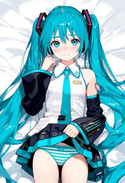 [Chiyuri] - Hatsune Miku Massive Panties [AI Generated]