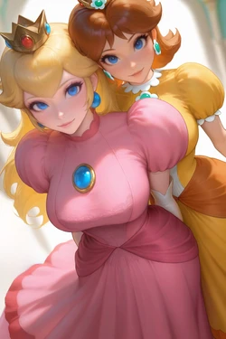 [Penguih] Princess Peach and Princess Daisy (Mario) [AI Generated]
