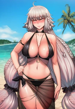 [1-A Dot] Jalter (Festival Outfit) at the Beach [AI Generated]