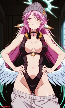 [BubbleTeeXL🔞] Jibril (No Game No Life)(Patreon)(AI Generated)