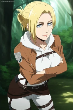 [Artkoikoi] Attack on Titan - Annie, Historia, Mikasa, Pieck, Hange (AI Generated)