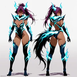 Yoruichi Thunder Beast Form [AI Generated]
