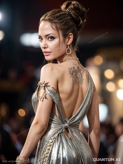 AI Angelina Jolie # Bikini Fashion Lara Croft Tomb Raider Maleficent Eternals Glamour actress Marvel [AI Generated]