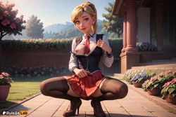 Rule34Lab - Riley Andersen - in a Bible Black Uniform (AI Generated)