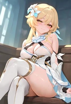 Axiah Lumine X BBC (Genshin Impact) (AI Generated)