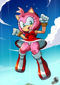 [Aku-Tojyo] Amy Rose and Cream the Rabbit wind accident
