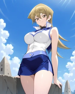 [Ponchoman] Alexis Rhodes (Yu-Gi-Oh GX) [AI Generated]