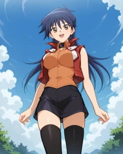 [Ponchoman] Blair Flannigan (Yu-Gi-Oh GX) [AI Generated]