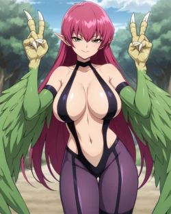 [Ponchoman] Harpie Lady 1 (Yu-Gi-Oh) [AI Generated]
