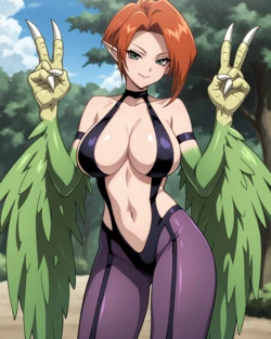 [Ponchoman] Harpie Lady 2 (Yu-Gi-Oh) [AI Generated]