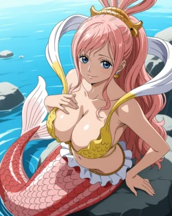 [Ponchoman] Shirahoshi (One Piece) [AI Generated]