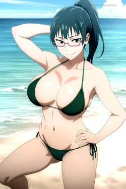 [Artkoikoi] Maki Zenin (Jujutsu Kaisen)(AI Generated)